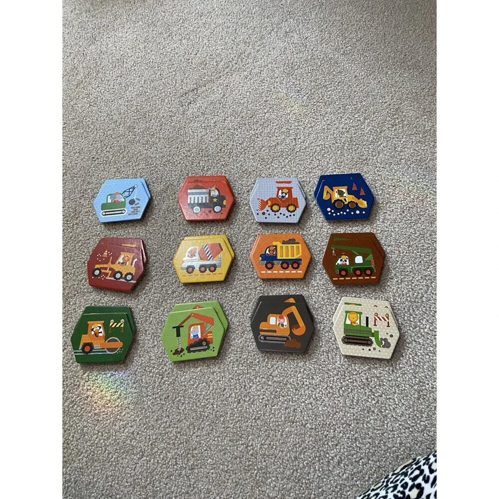 Petit Collage Construction Memory Game 24 Cards Ages 3+